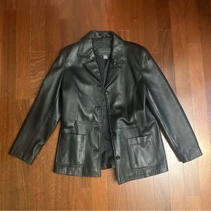 Vintage Black Leather Jacket